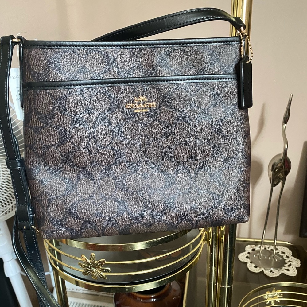 Coach Zip File crossbody bag